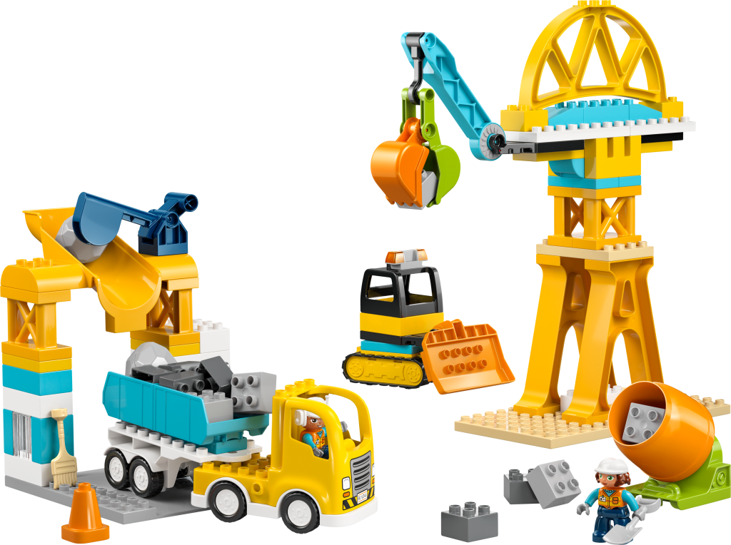 LEGO® DUPLO Ma Ville 10476 Le Chantier et les Véhicules de Construction 3-en-1