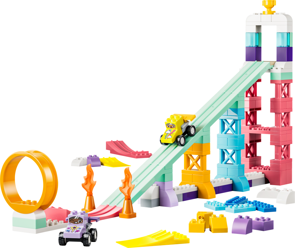 LEGO® DUPLO Ma Ville 10478 Rampes Créatives 3-en-1 avec Véhicules