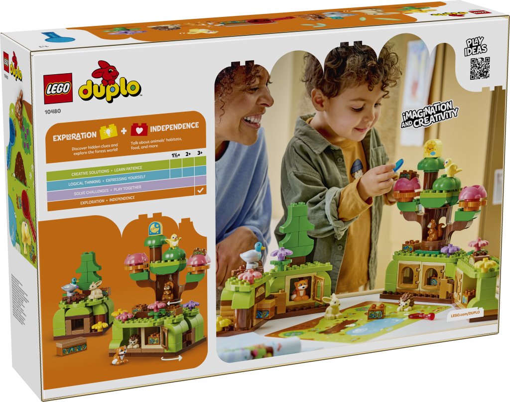 boîte LEGO® DUPLO 10480 Découverte de la Forêt avec des Animaux Sauvages