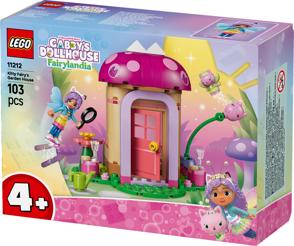 boîte LEGO® Gabby et la Maison Magique 11212 La Maison de Jardin de Fée Minette