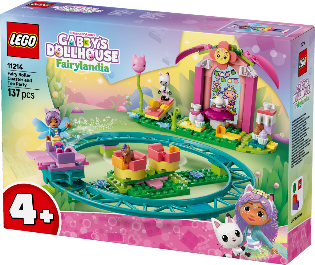 boîte LEGO® Gabby et la Maison Magique 11214 Les Montagnes Russes et le Goûter des Fées