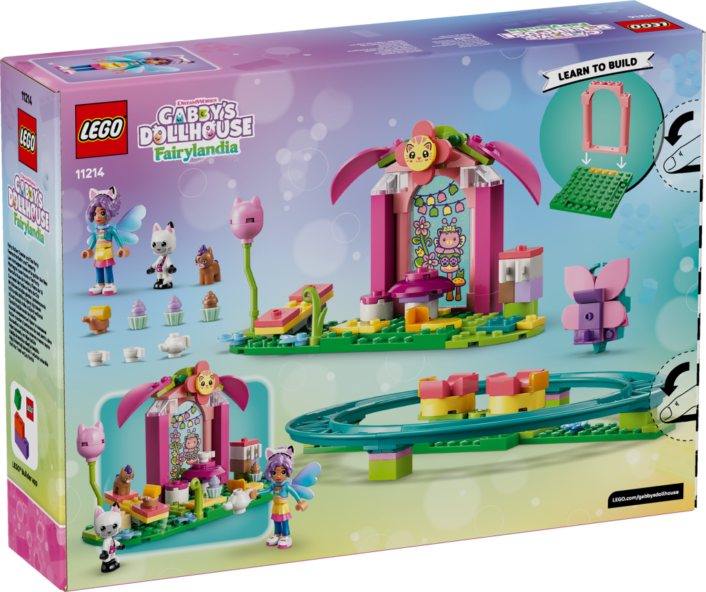 boîte LEGO® Gabby et la Maison Magique 11214 Les Montagnes Russes et le Goûter des Fées