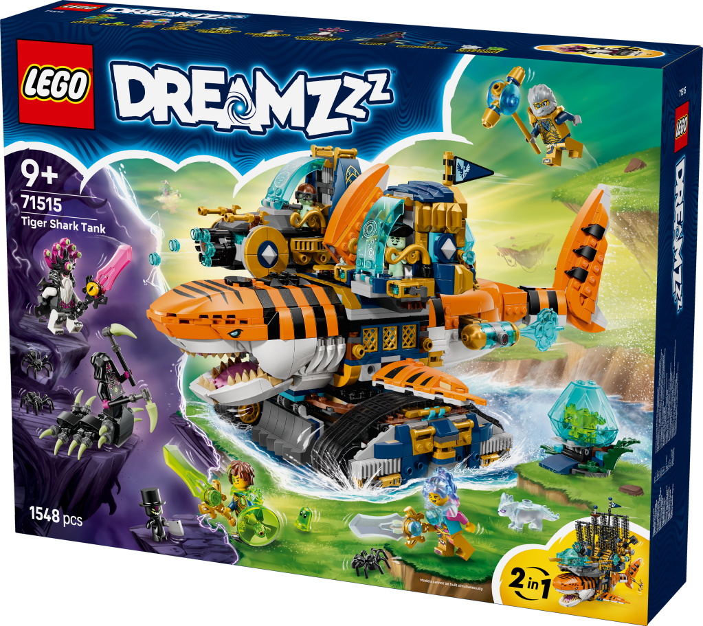 boîte LEGO® DREAMZzz 71515 Le Char Requin-Tigre