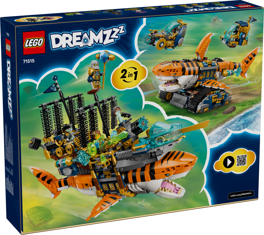 boîte LEGO® DREAMZzz 71515 Le Char Requin-Tigre
