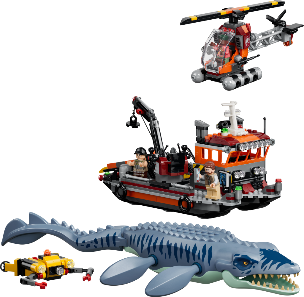 LEGO® Jurassic World 77983 L'Attaque du Bateau par le Mosasaure