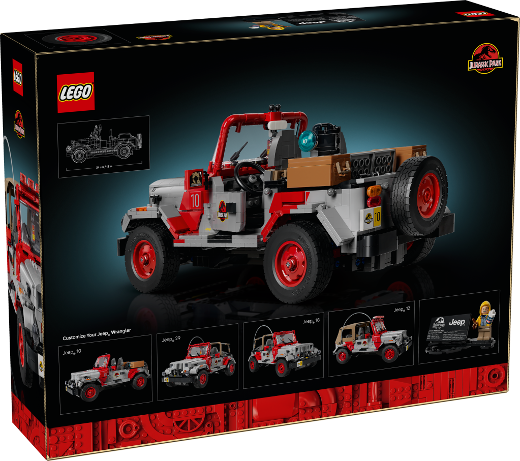 boîte LEGO® Jurassic World 77984 Jurassic Park Jeep® Wrangler