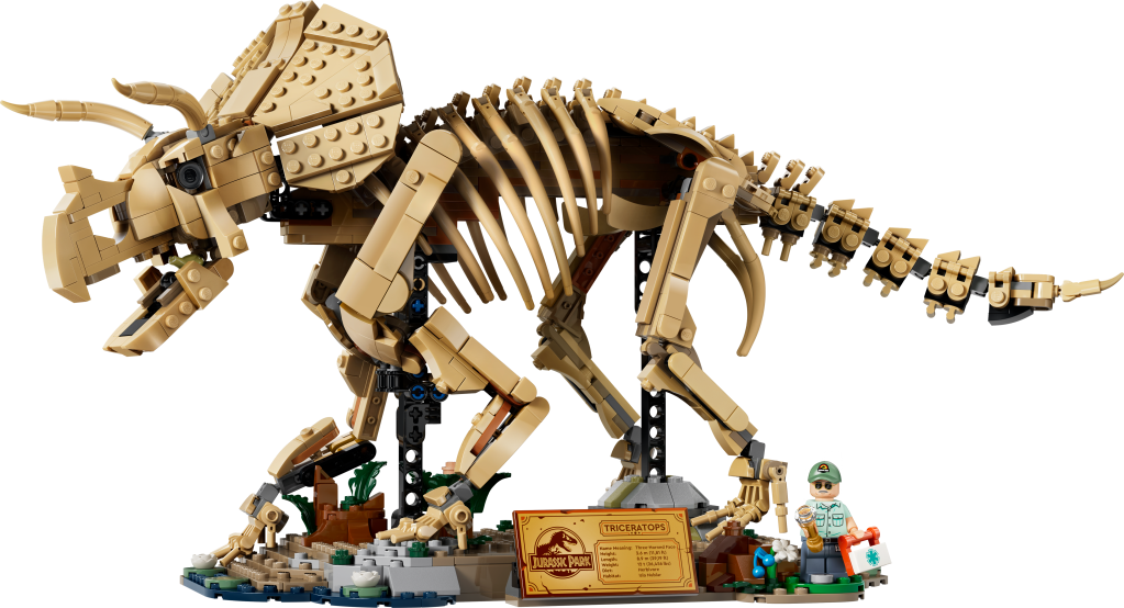 LEGO® Jurassic World 77985 Les Fossiles de Dinosaure : le Tricératops