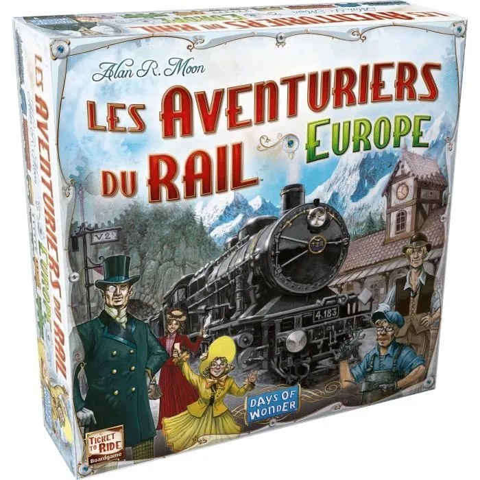 jeu les aventuriers du rail europe