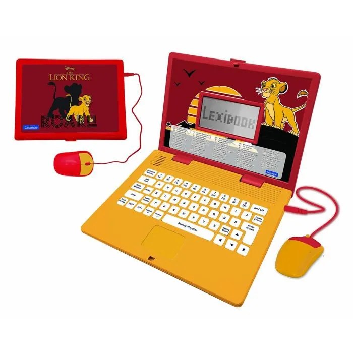 Ordinateur portable éducatif bilingue Le Roi lion