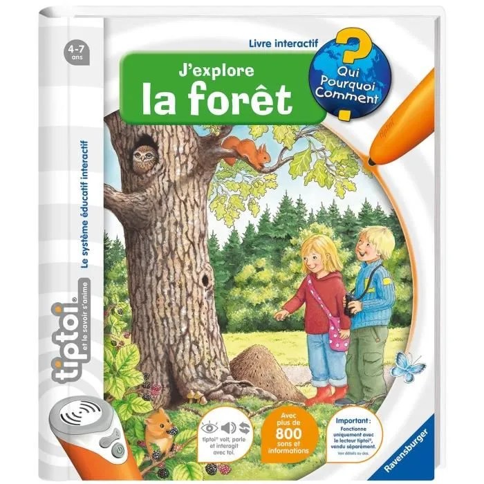 Livre interactif Je découvre la forêt
