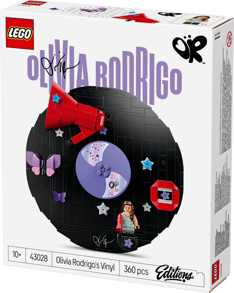 boîte LEGO Editions 43028 : Le vinyle d'Olivia Rodrigo