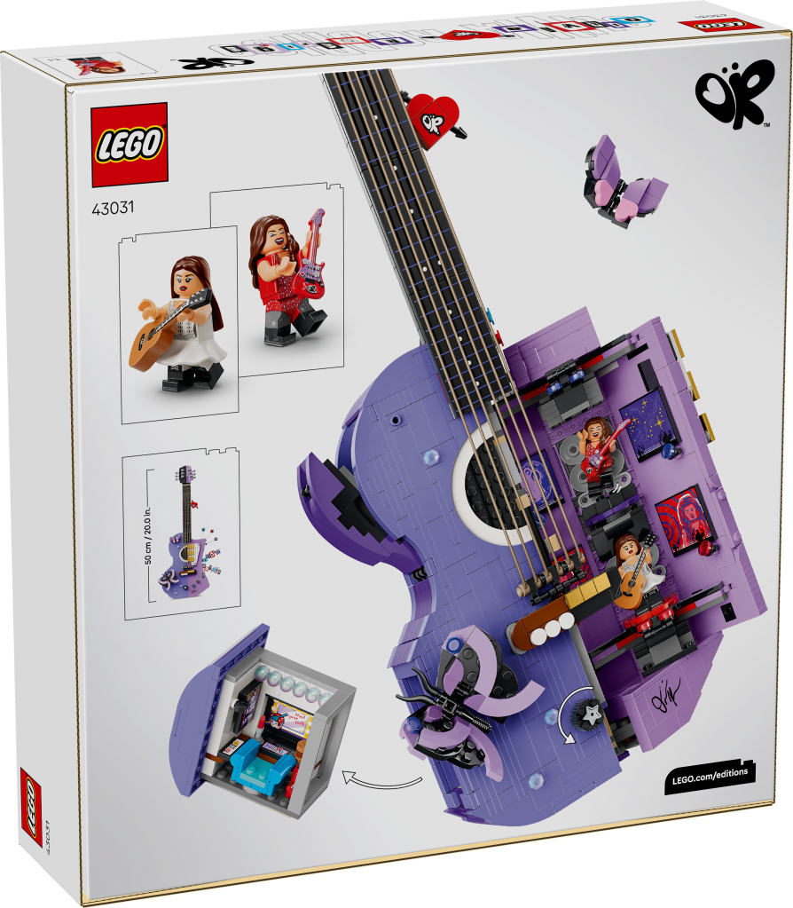boîte LEGO Editions 43031 : La Guitare d'Olivia Rodrigo