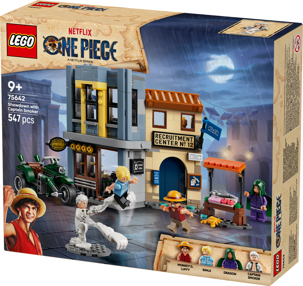 boîte LEGO ONE PIECE 75642 : L'affrontement avec le capitaine Smoker