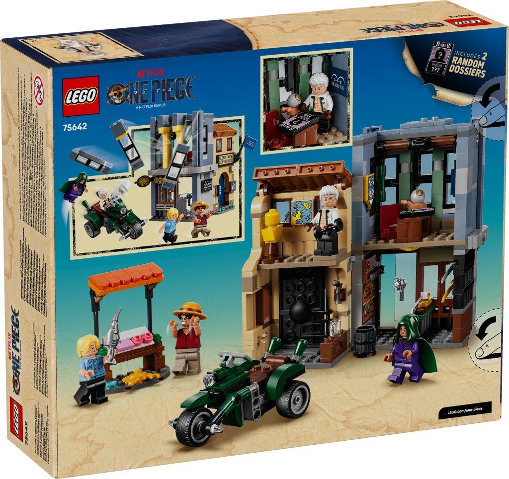 boîte LEGO ONE PIECE 75642 : L'affrontement avec le capitaine Smoker