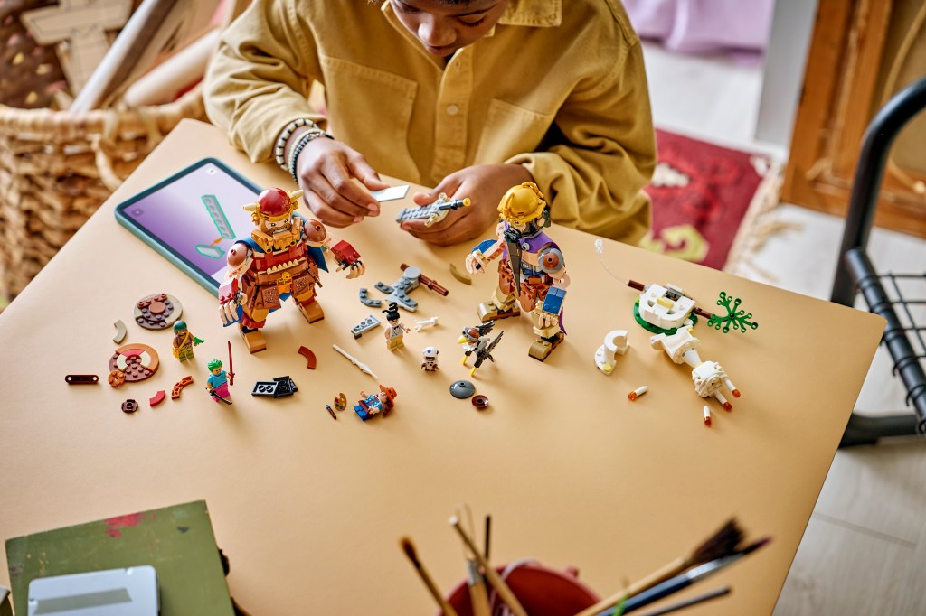 construction LEGO ONE PIECE 75644 : Dorry contre Brogy, les géants de Little Garden