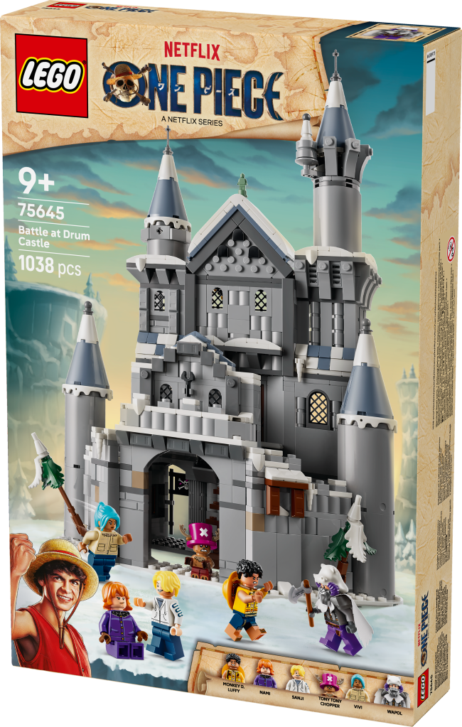 boîte LEGO ONE PIECE 75645 : La bataille au château de Drum