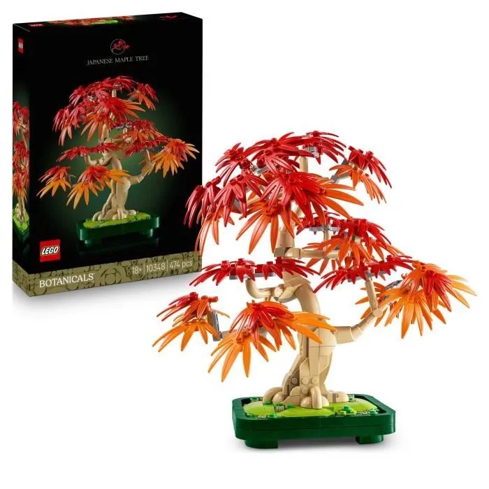 LEGO Botanicals 10348 Bonsaï d’Érable Rouge du Japon