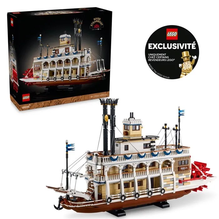 LEGO Ideas 21356 Le Bateau à Vapeur du Mississippi