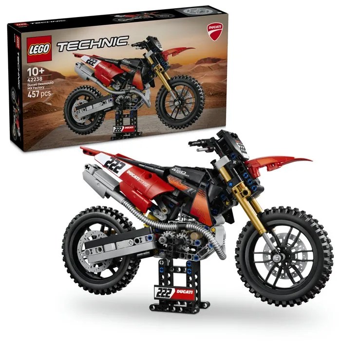 LEGO Moto Technic 42238 Ducati Desmo450 MX Factory