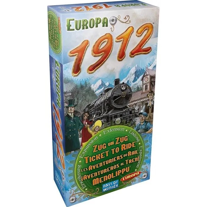 extension les aventuriers du rail europe 1912
