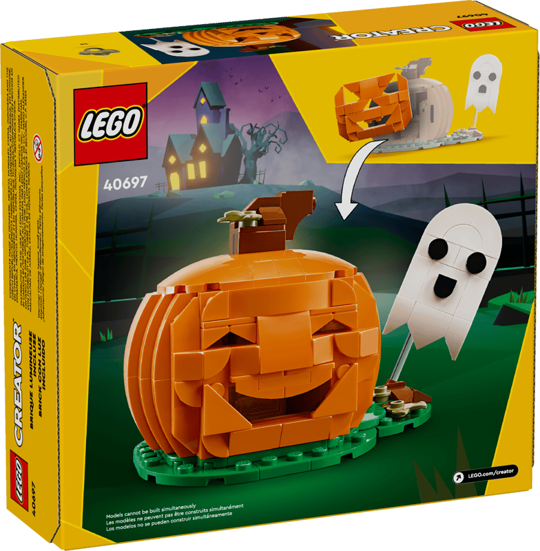 boîte LEGO 40697 La citrouille d'Halloween