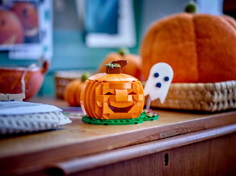 décoration LEGO 40697 La citrouille d'Halloween
