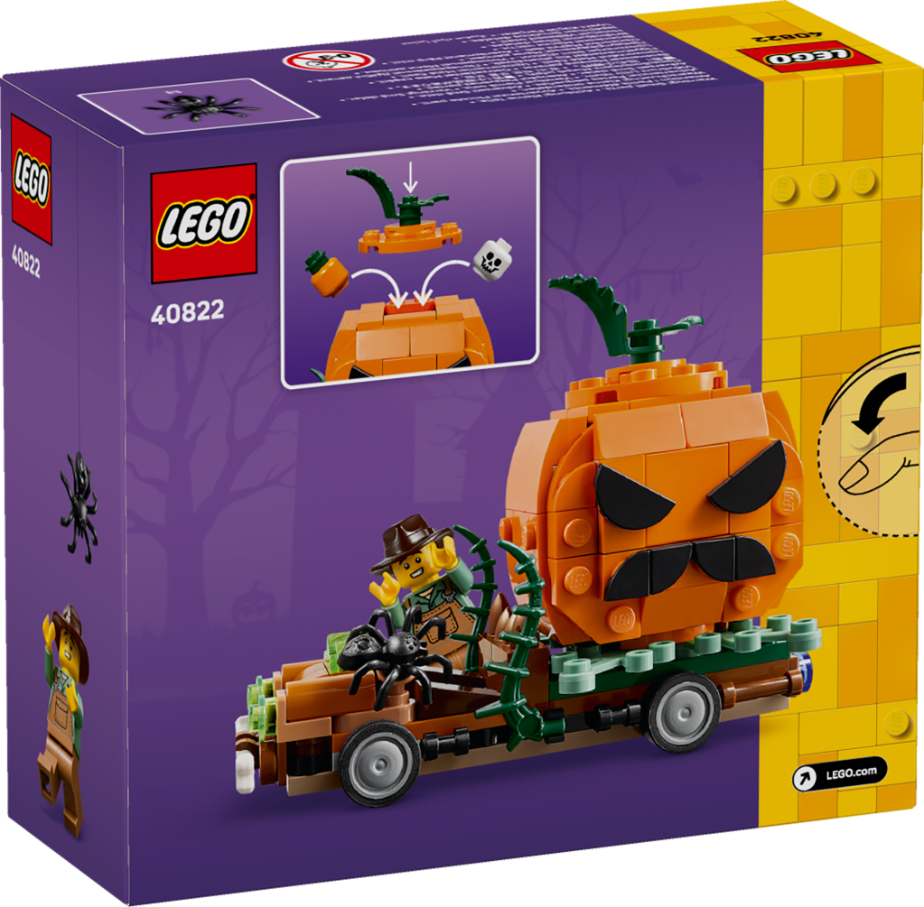 boîte LEGO Iconic 40822 La camionnette de la citrouille d’Halloween