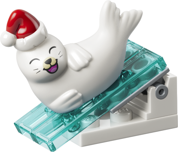 figurine phoque noël calendier de l'avent lego friends