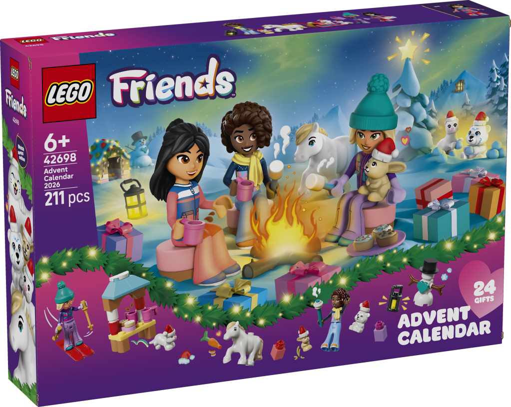 calendrier de l'avent LEGO Friends 42698 : un hiver féerique à Heartlake City