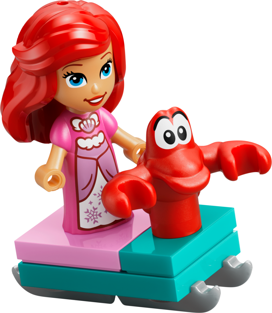 figurine lego ariel et sébastien calendrier de l'avent disney princess