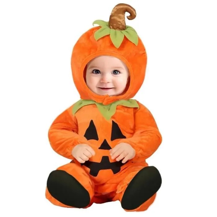 déguisement bébé citrouille halloween