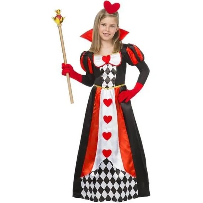 Déguisement Reine de Coeurs Fille disney halloween