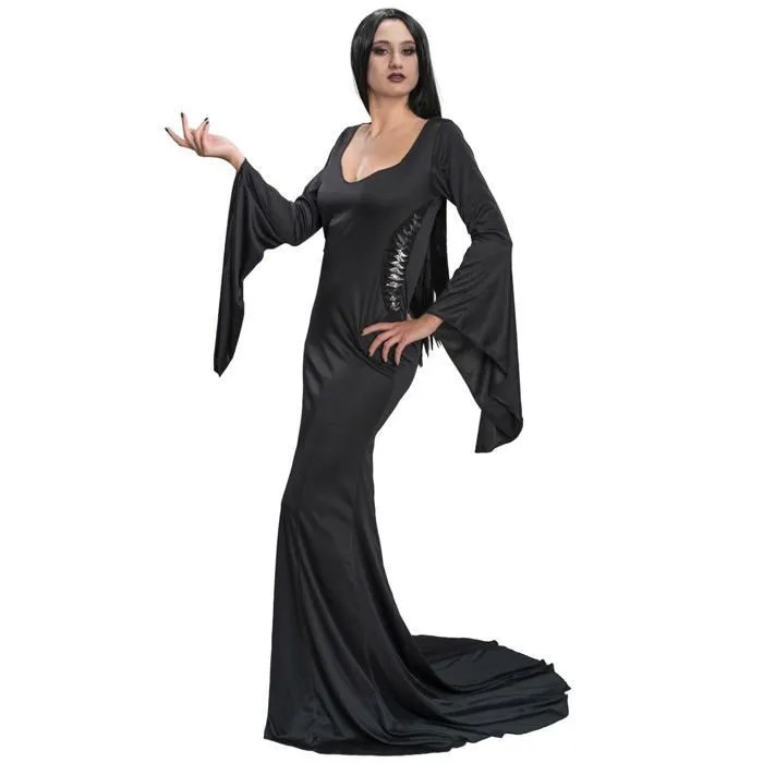 déguisement morticia addams halloween femme