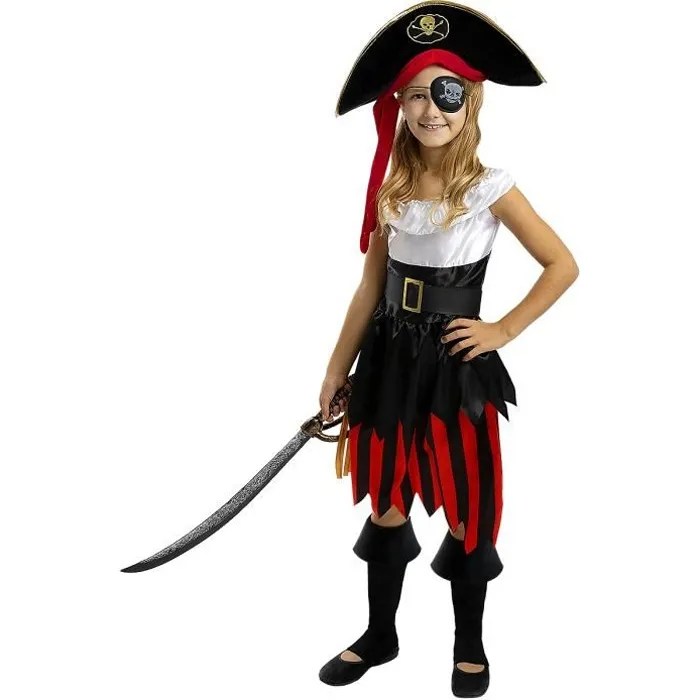 déguisement pirate halloween fille