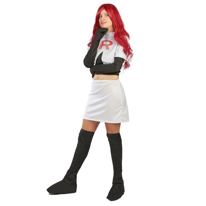 Déguisement team rocket adulte femme pokémon halloween