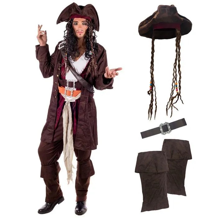 déguisement jack sparrow halloween homme