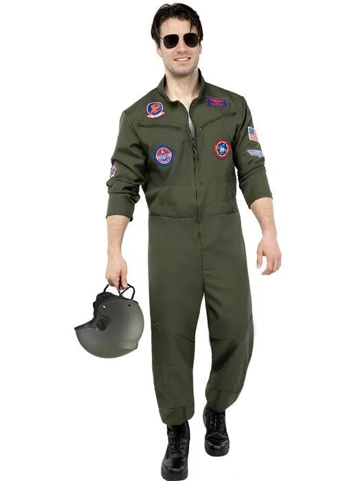 déguisement top gun halloween homme