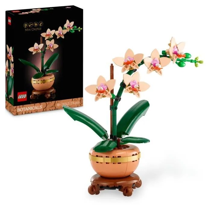 LEGO Botanicals 10343 L’orchidée miniature
