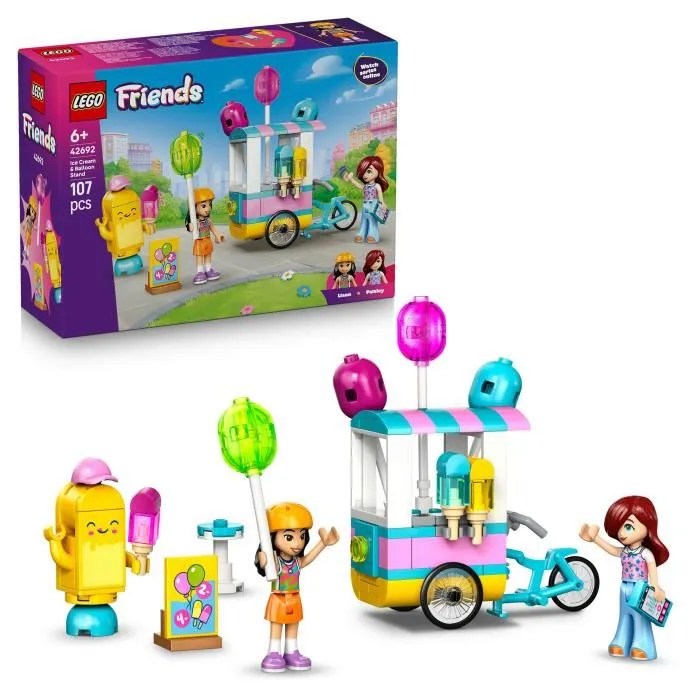 LEGO Friends 42692 Le Stand de Glaces et de Ballons