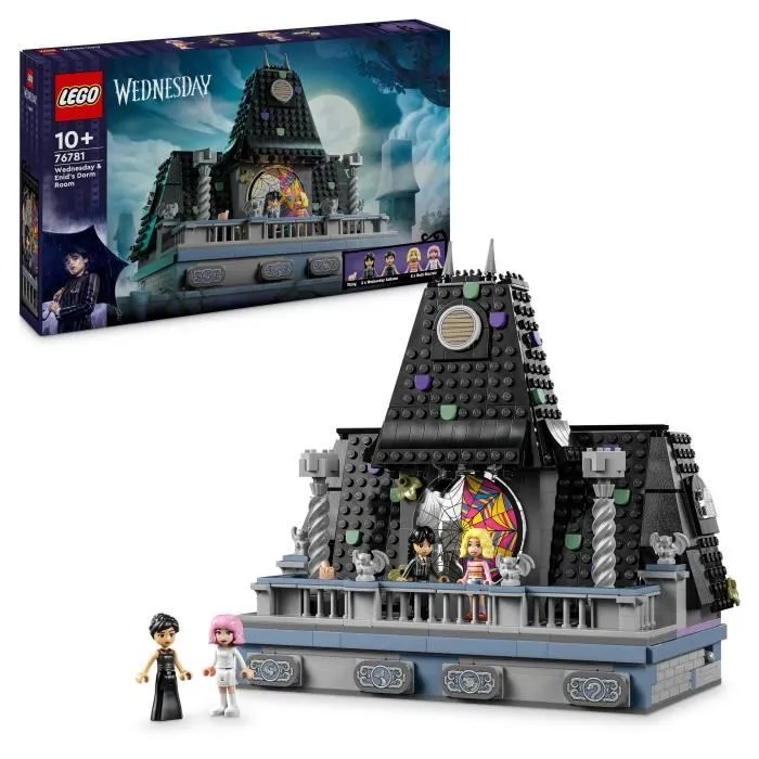 LEGO Mercredi 76781 La chambre de Mercredi et Enid