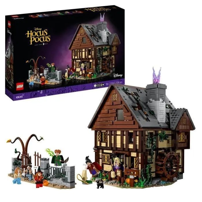 LEGO IDEAS 21341 Hocus Pocus Disney : le manoir des sœurs Sanderson