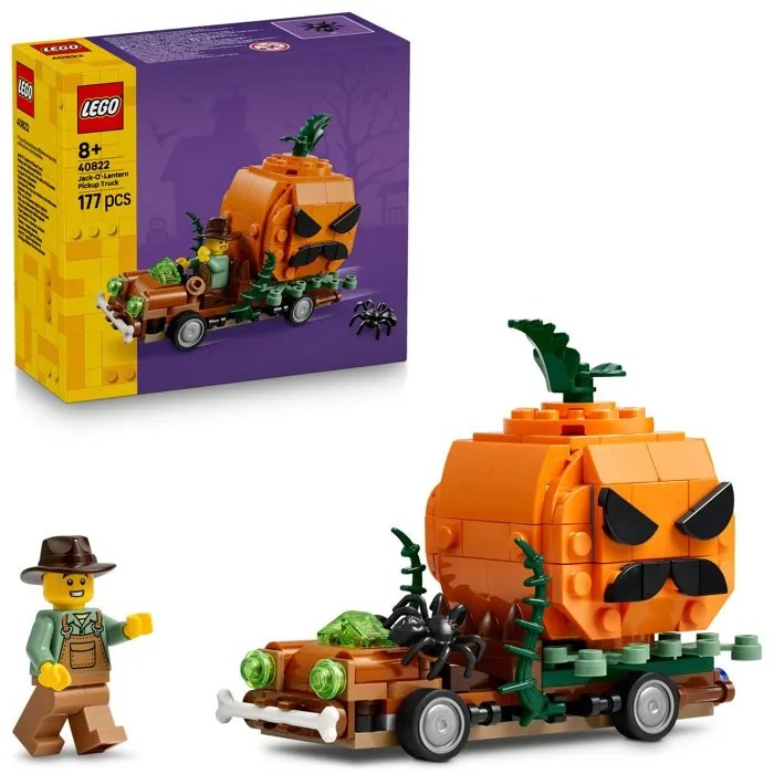 LEGO Iconic 40822 La camionnette de la citrouille d’Halloween