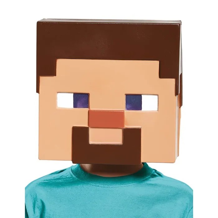 déguisement Masque Steve Enfant minecraft halloween