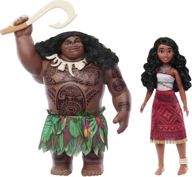 Coffret de poupées Vaiana et Maui de Mattel
