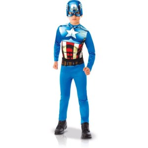 Déguisement Captain America - Avengers - Enfant - 7/8 ans (122 à 128 cm)