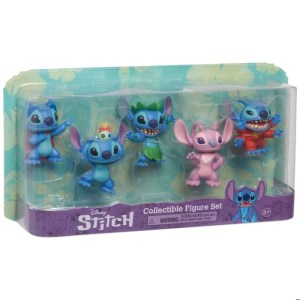Disney Stitch - Coffret 5 figurines 7,5 cm pour enfants dès 3 ans (TTC16)
