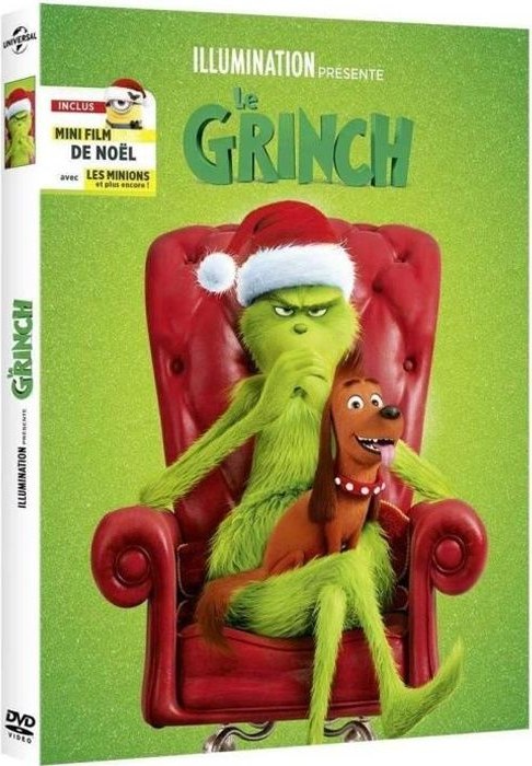 DVD du film d'animation Le Grinch, édition de Noël