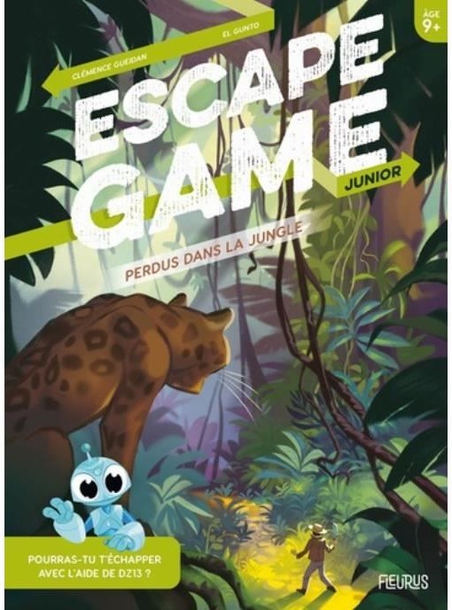 Livre Escape Game Junior : Perdus dans la jungle