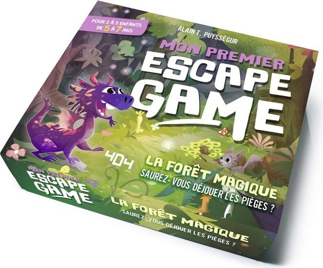 Livre Mon premier escape game : La Forêt magique, 404 Éditions