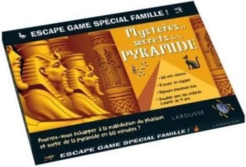 Escape game spécial famille Larousse : mystères et secrets de la pyramide